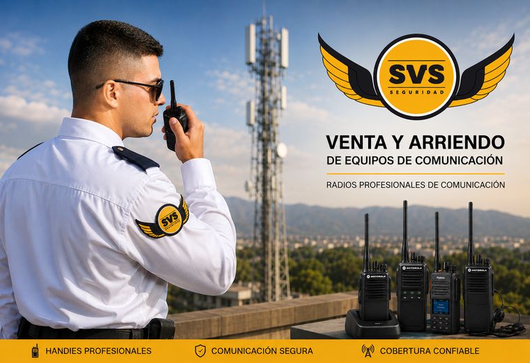 Venta y Arriendo de Equipos de Comunicación en Santiago - SVS Seguridad